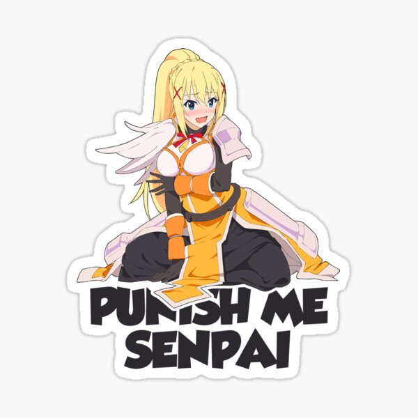 Blonde Hentai Girls Porn - Punish Me Stickers for Sale | Redbubble