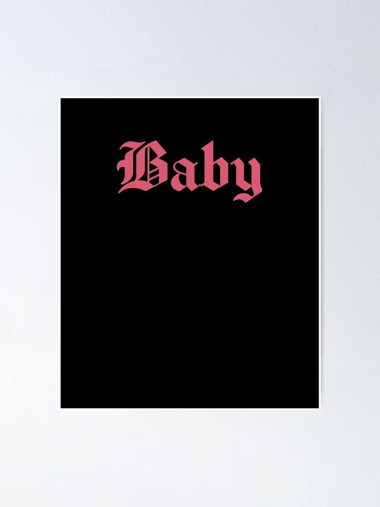 Baby E Girl Aesthetic Grunge Clothing Poster By Straightup Redbubble