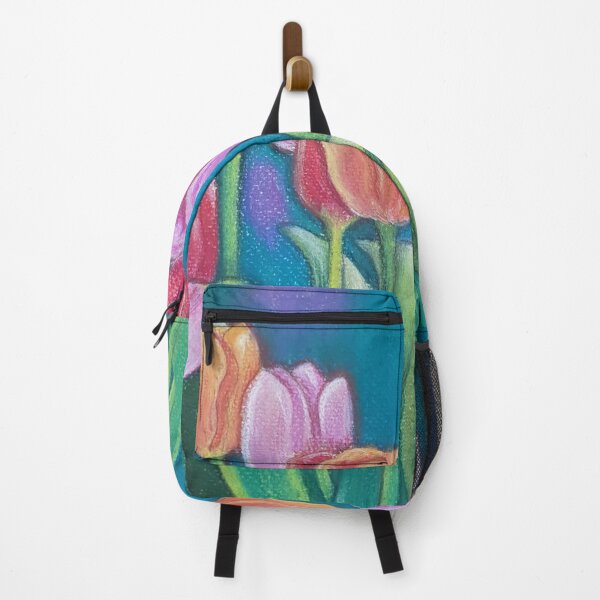 Item preview, Multicolored Tulips pastel art designed and sold by StarlightTales.