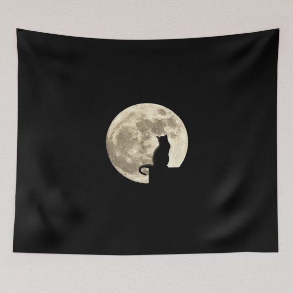 Item preview, Cat in the moonlight gift designed and sold by Pineapple-Tree.