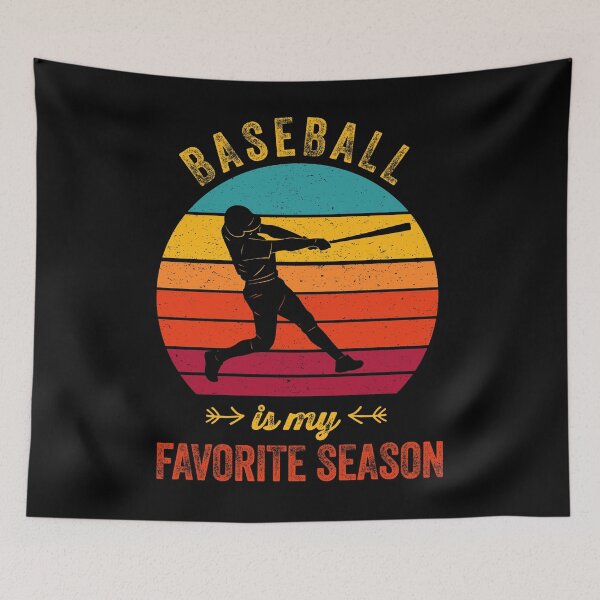 Item preview, Vintage Baseball is my favorite season designed and sold by SoloTravelerSt.