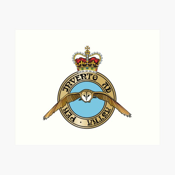Crest of the Royal Aviator Corps Art Print