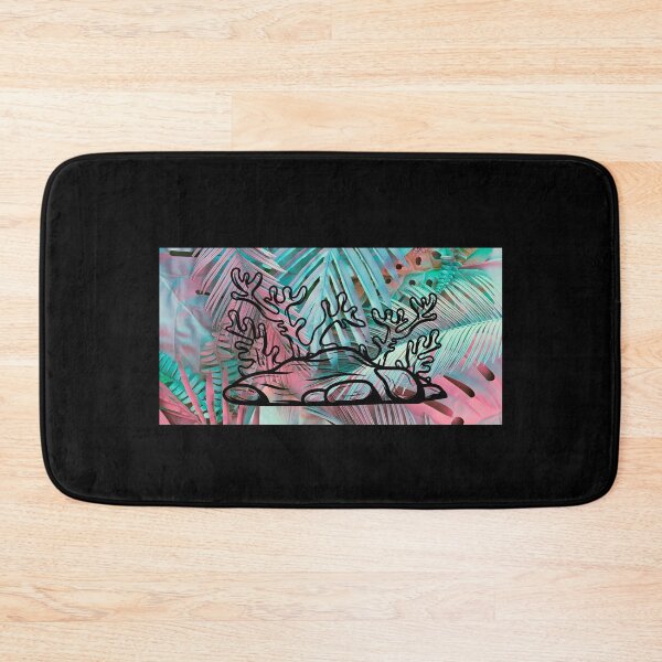 Item preview, Coral + Tropical Floral Sea Life designed and sold by Kaos Urbanwear.