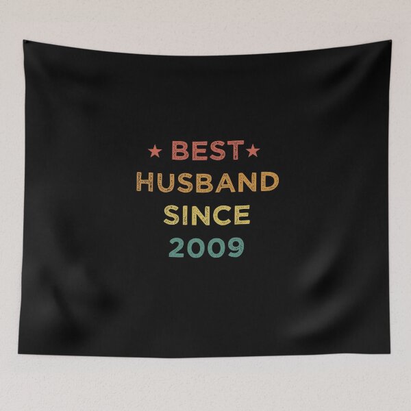 Item preview, Best Husband Since 2009 Funny Wedding Anniversary Gifts Vintage designed and sold by Chamssou.