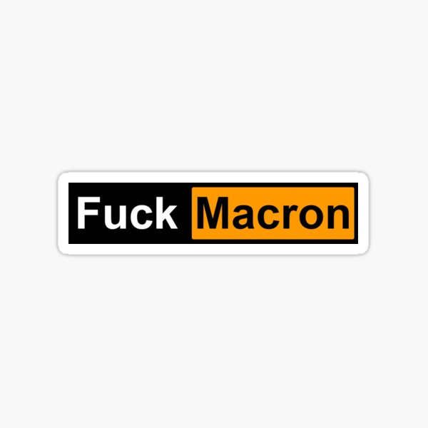 J'emmerde Emmanuel Macron Sticker