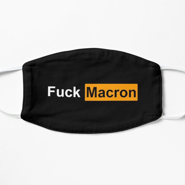 J'emmerde Emmanuel Macron Masque sans plis
