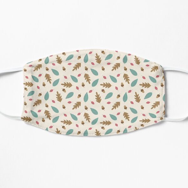 Acorns and Rosehips Flat Mask