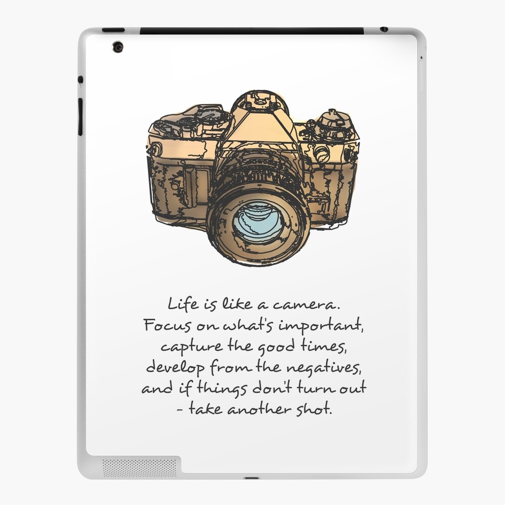 Buy Life is Like A Camera, Motivational Wall Art Print, Camera Poster Art  Print, Inspirational Quote Poster, Positive Typography Wall Art Online in  India - Etsy