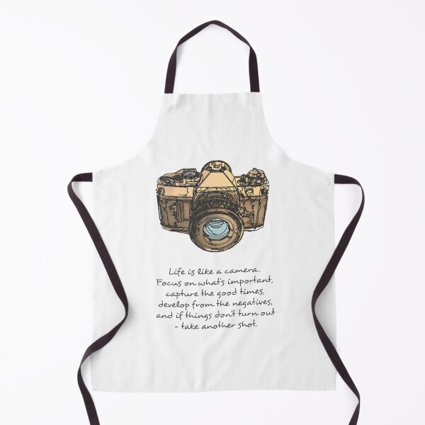 Item preview, Life is Like A Camera Quote and Illustration designed and sold by rustydoodle.