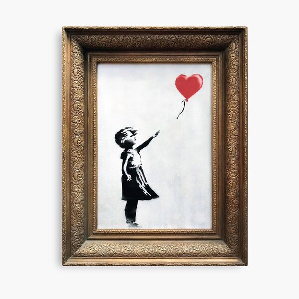 Banksy Canvas Prints for Sale | Redbubble