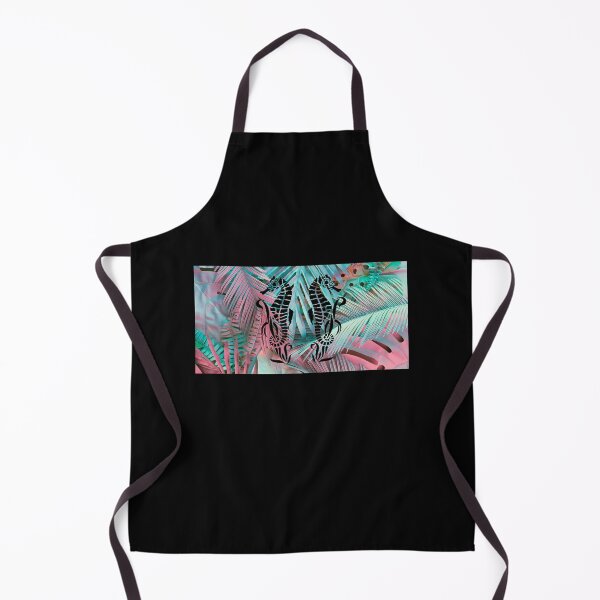 Item preview, Seahorses + Tropical Floral Sea Life designed and sold by Kaos Urbanwear.