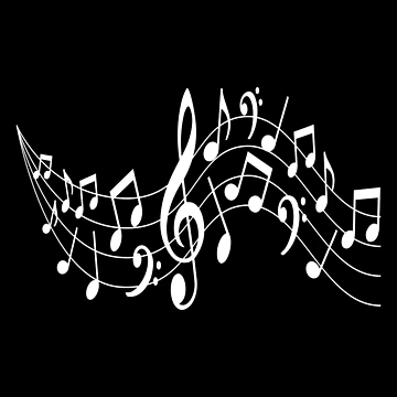 Artwork thumbnail, Musical notes  by Lactus