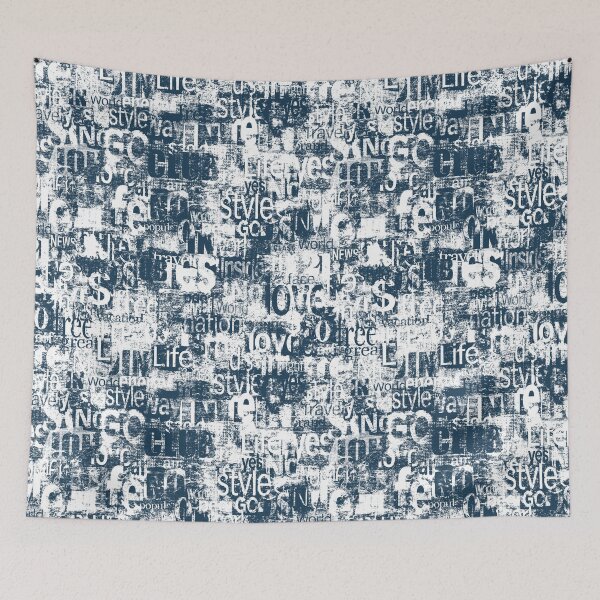 Item preview, Abstract grunge urban geometric chaotic collage with words and letters designed and sold by olgersart.