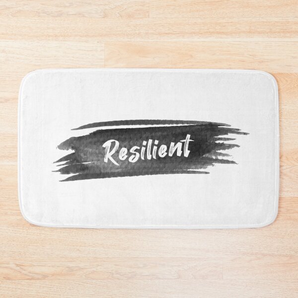 Item preview, Resilient - Abstract Water Color Typography Art designed and sold by WolfSpiritCo.