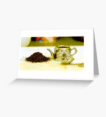 Tea infuser Greeting Card