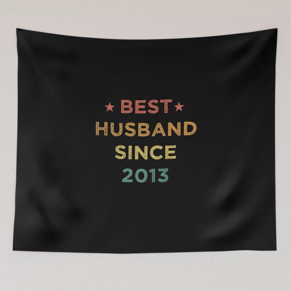 Item preview, Best Husband Since 2013 Funny Wedding Anniversary Gifts Vintage designed and sold by Chamssou.