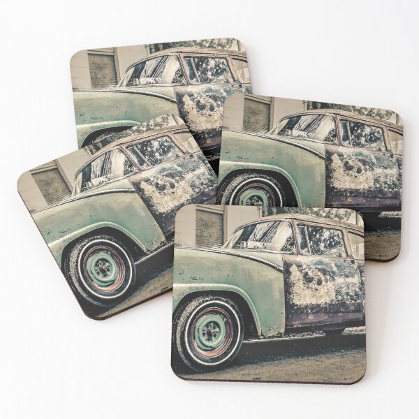 Item preview, Old Abandoned Car Poster designed and sold by DFLC Prints.
