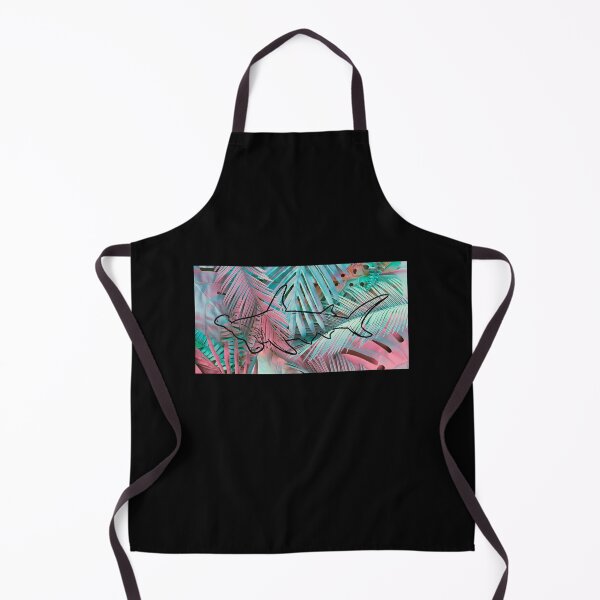 Item preview, Hammerhead Shark + Tropical Floral Sea Life designed and sold by Kaos Urbanwear.