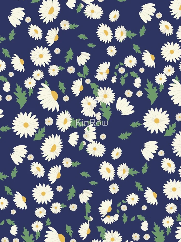 Thumbnail 4 of 4, iPhone Case, Daisy Flower Pattern Mask designed and sold by KinRow.
