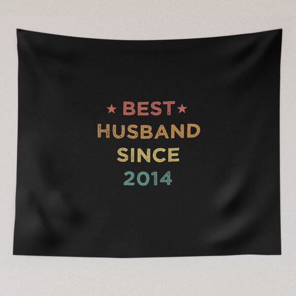 Item preview, Best Husband Since 2014 Funny Wedding Anniversary Gifts Vintage designed and sold by Chamssou.