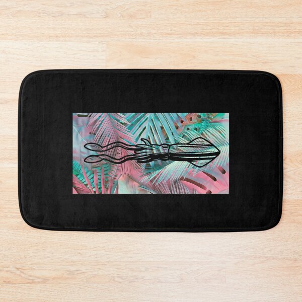 Item preview, Squid + Tropical Floral Sea Life designed and sold by Kaos Urbanwear.