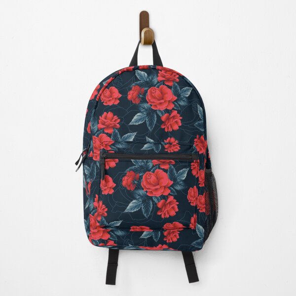 Item preview, Beautiful Roses Floral Pattern - Red and Blue designed and sold by GDCdesigns.