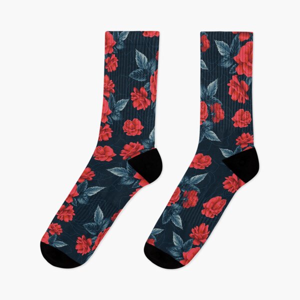 Item preview, Beautiful Roses Floral Pattern - Red and Blue designed and sold by GDCdesigns.