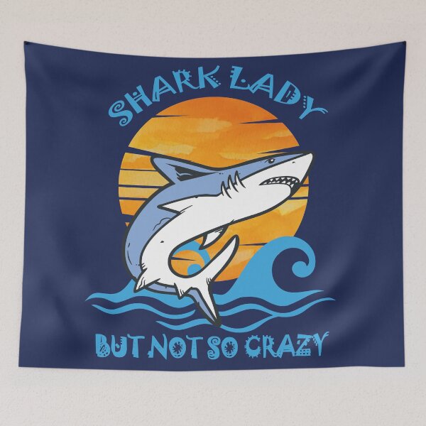 Item preview, Shark Lady but not so Crazy designed and sold by EvaWolf.