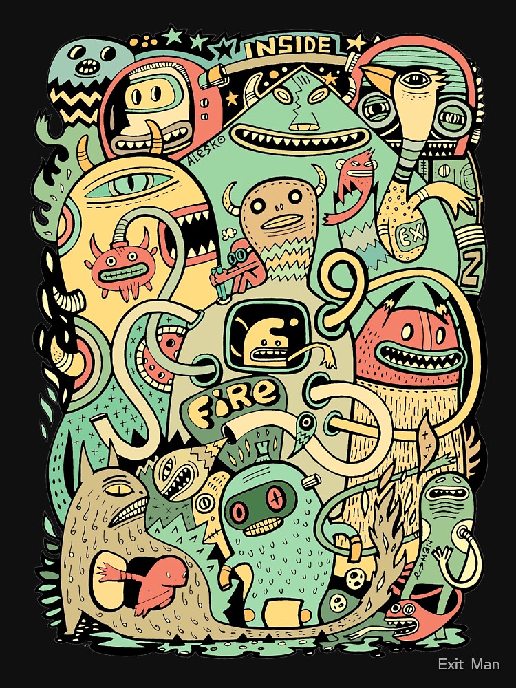 Thumbnail 7 of 7, Essential T-Shirt, Grand ménage designed and sold by ExitMan.