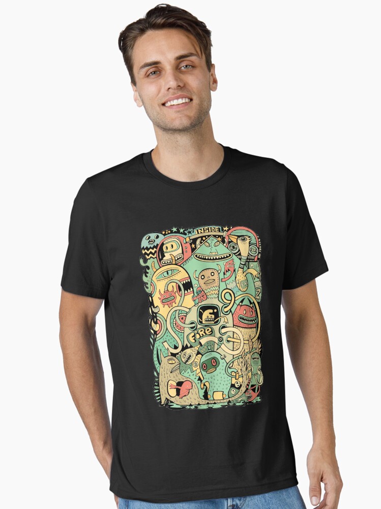 Thumbnail 1 of 7, Essential T-Shirt, Grand ménage designed and sold by ExitMan.