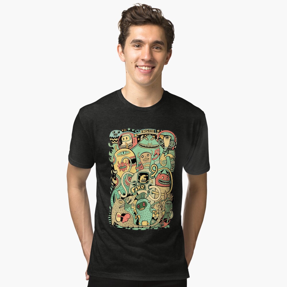 Item preview, Tri-blend T-Shirt designed and sold by ExitMan.