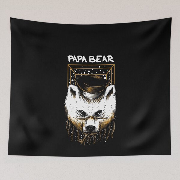 Item preview, Papa Bear Loving Dad Galaxy designed and sold by jacks-tees.