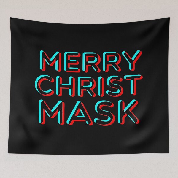 Item preview, Merry Christmask Tik Tok Style designed and sold by aktiveaddict.