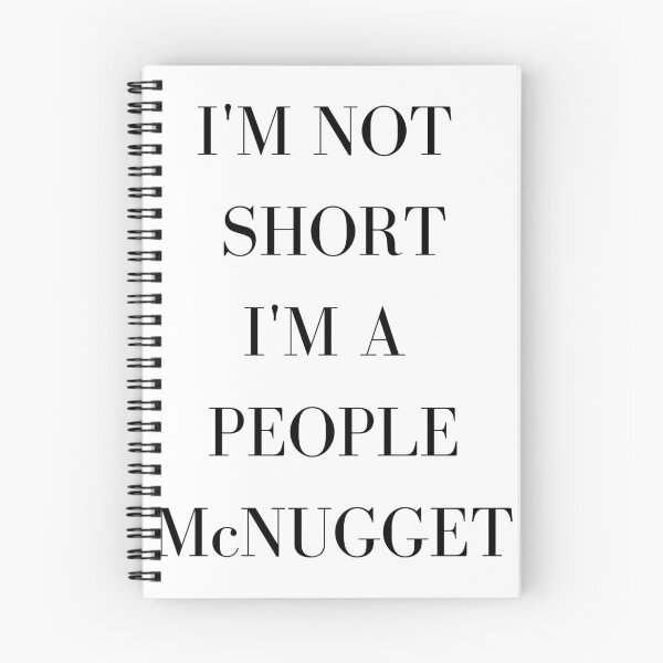 Item preview, I'm not short I'm a people Mcnugget designed and sold by AnthonyVdV.