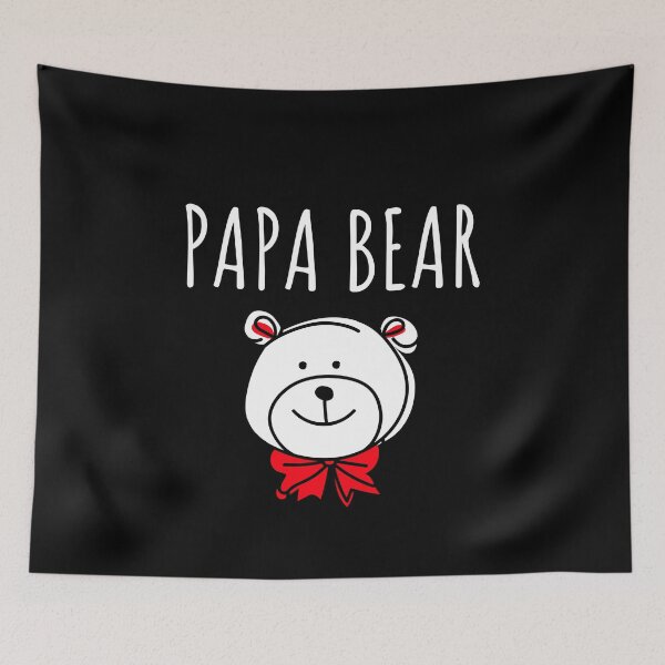 Item preview, Papa Bear Loving Dad Cute designed and sold by jacks-tees.