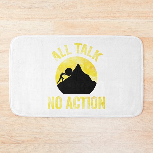 Item preview, All Talk No Action Gift idea T-Shirt, Quote shirt, Funny saying tee shirt, Gift Idea for Anniversary, Wedding, Mother's Day, Father's Day, Graduation, Thanksgiving, Christmas & New Year's Day. designed and sold by KHRO.