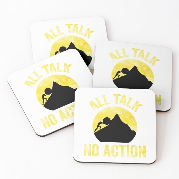 Item preview, All Talk No Action Gift idea T-Shirt, Quote shirt, Funny saying tee shirt, Gift Idea for Anniversary, Wedding, Mother's Day, Father's Day, Graduation, Thanksgiving, Christmas & New Year's Day. designed and sold by KHRO.