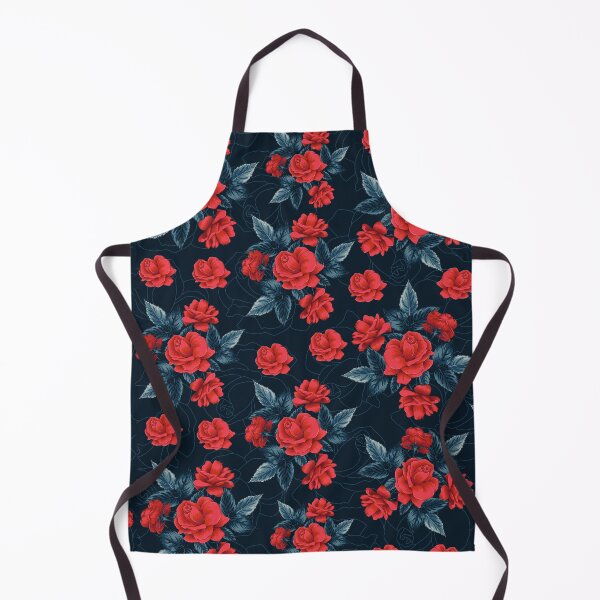 Item preview, Beautiful Roses Floral Pattern - Red and Blue designed and sold by GDCdesigns.