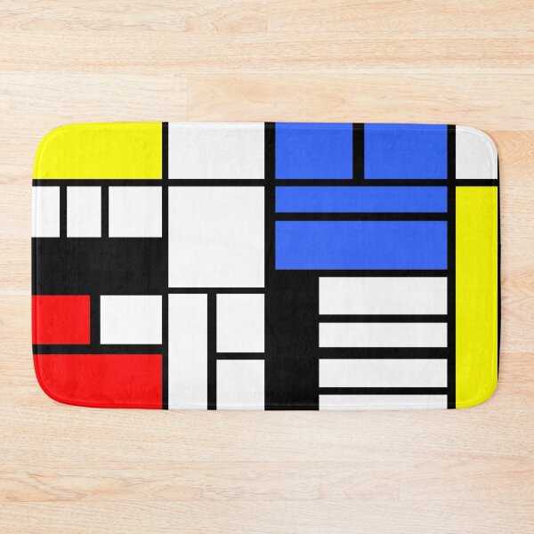 Item preview, Modrian inspired Composition with Red Blue and Yellow designed and sold by helveticate.