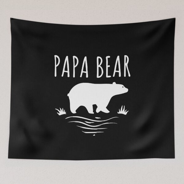 Item preview, Papa Bear Loving Dad Peaceful designed and sold by jacks-tees.