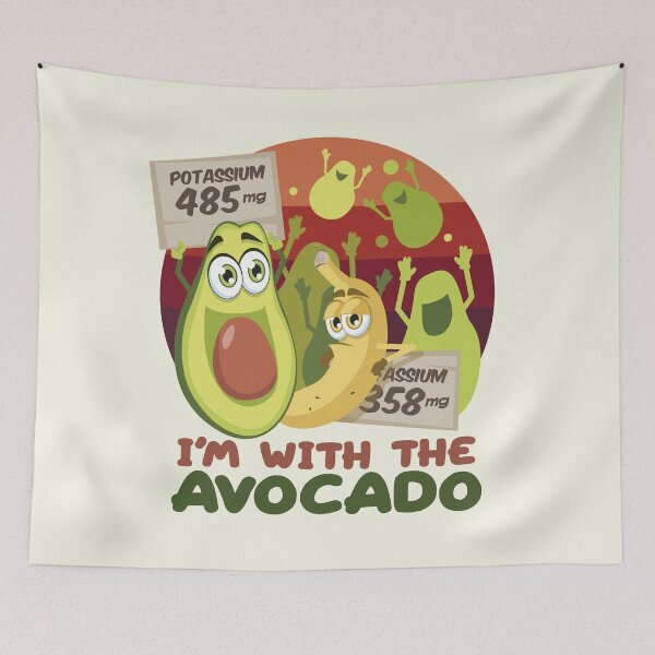 Item preview, I'm with the Avocado More Potassium designed and sold by Andantino.