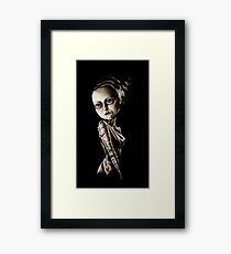 Low Brow Bride of Frankenstein Framed Print