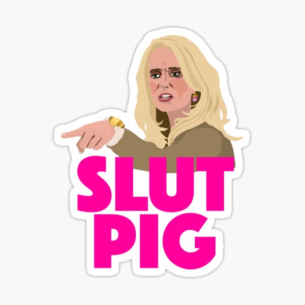 Item preview, KIM RICHARDS  |  Slut Pig  |  RHOBH (Real Housewives of Beverly Hills) designed and sold by TheBoyHeroine.