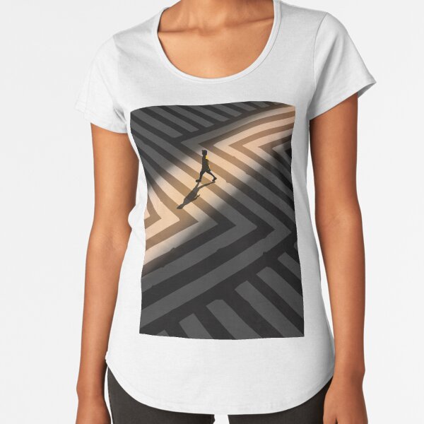 Golden Hour in the City Premium Scoop T-Shirt