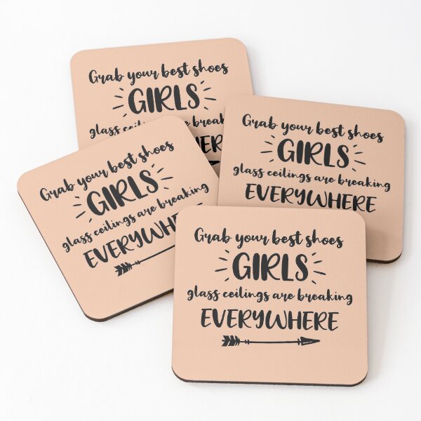 Item preview, Grab Your Shoes Girls Class Ceilings are Breaking designed and sold by Katey1285.