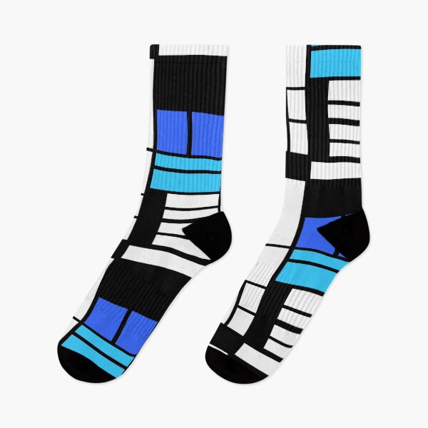 Item preview, Modrian inspired Composition with Blue, Blue, and blue designed and sold by helveticate.