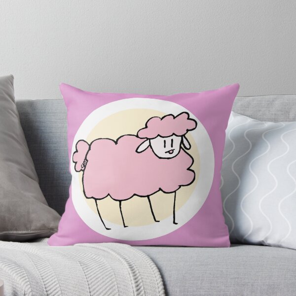 Item preview, Pink & Yellow Helpful Sheep  designed and sold by BiPanicDisco67.