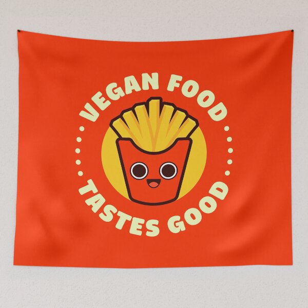 Item preview, Vegan Food Tastes Good - Cute French Fries designed and sold by Gudland.