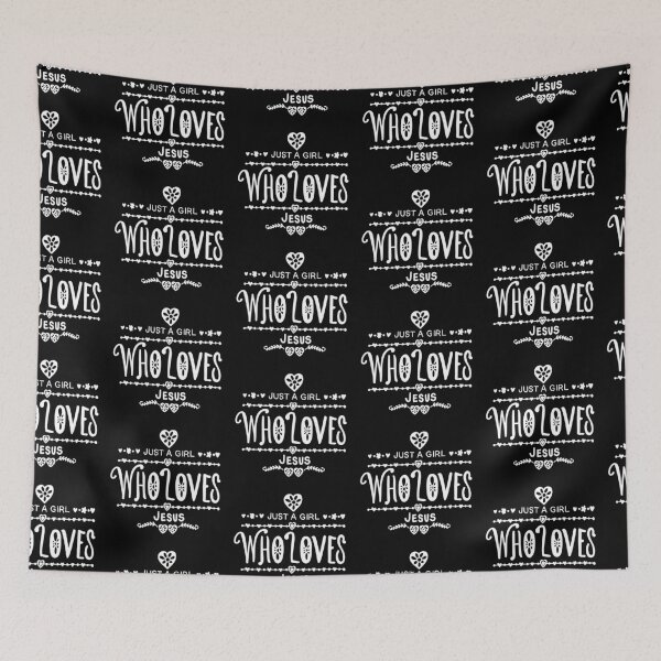 Item preview, Just A Girl Who Loves Jesus - Paleta negra designed and sold by Squarebird.