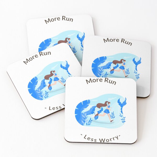 Item preview, More Run Less Worry designed and sold by CertifiedRunner.